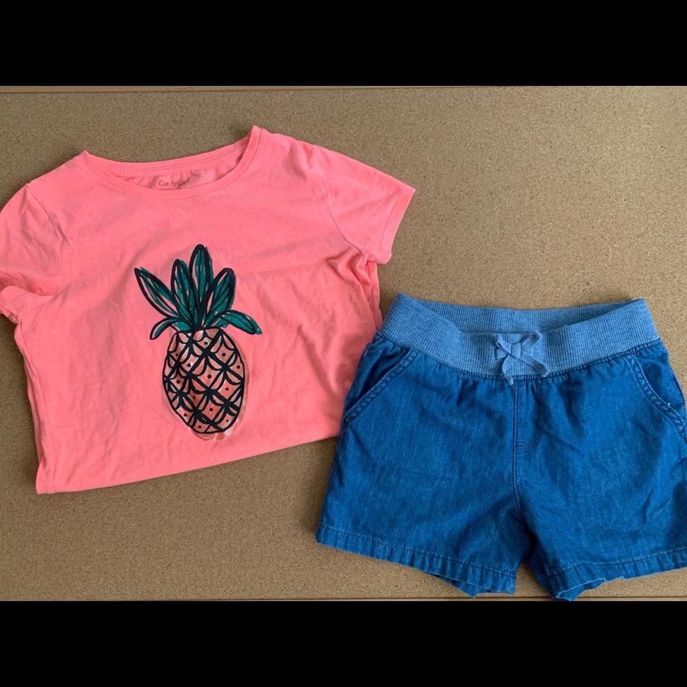 Girls Shirt and Short Set